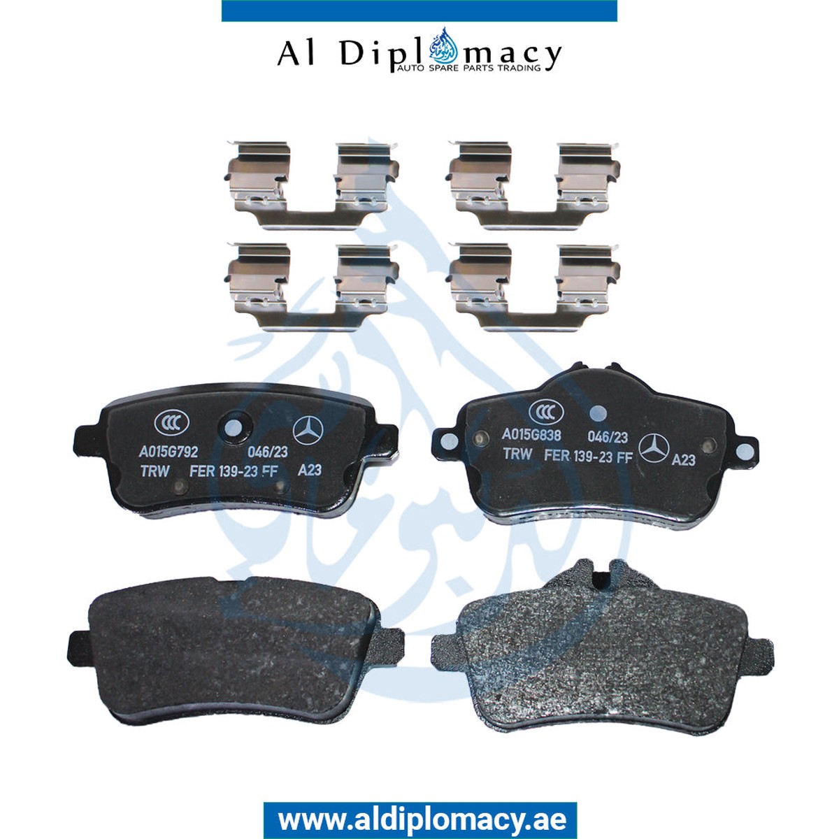ORIGINAL MERCEDES-BENZ ML CLASS W166 REAR BRAKE PAD - A0004208104