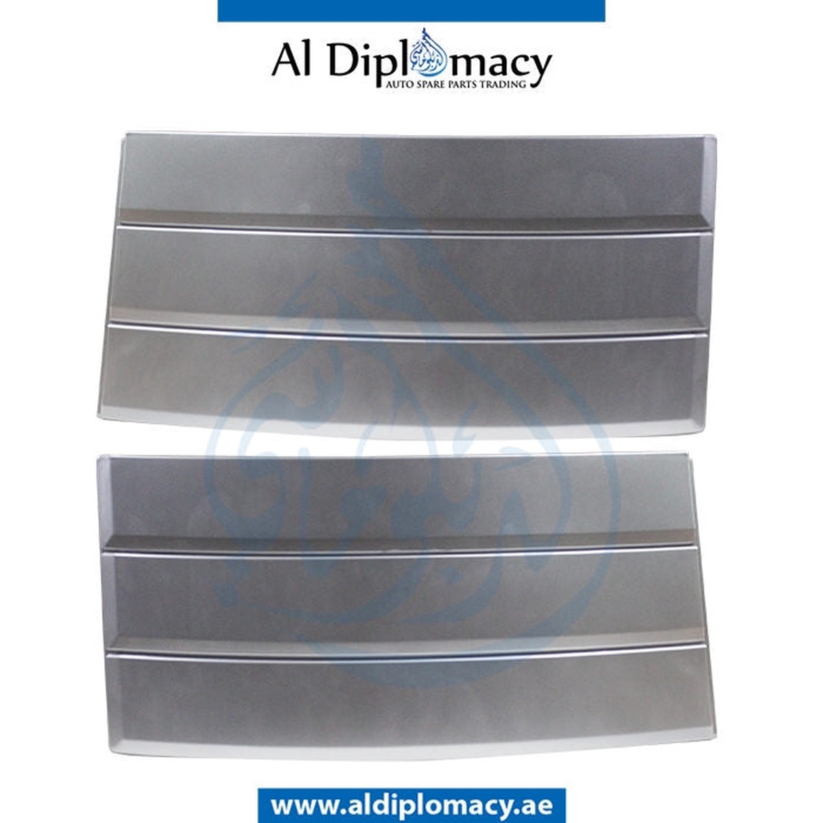 RANGE ROVER VOGUE FENDER GRILLE, SILVER, SET - TAIWAN