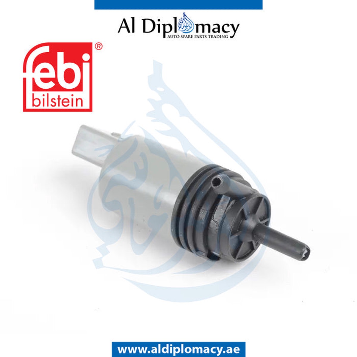BMW 1 SERIES E81 WINDSHIELD WASHER PUMP - 67127302589 FEBI 26495