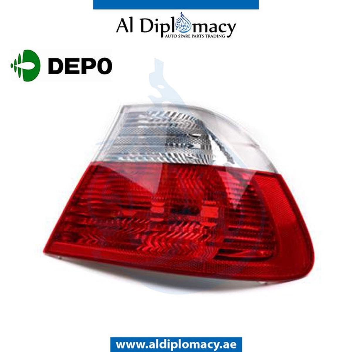 BMW 3 SERIES E46 STOPLIGHT, RIGHT - DEPO 63218383826 444-1907R-UQ-CR