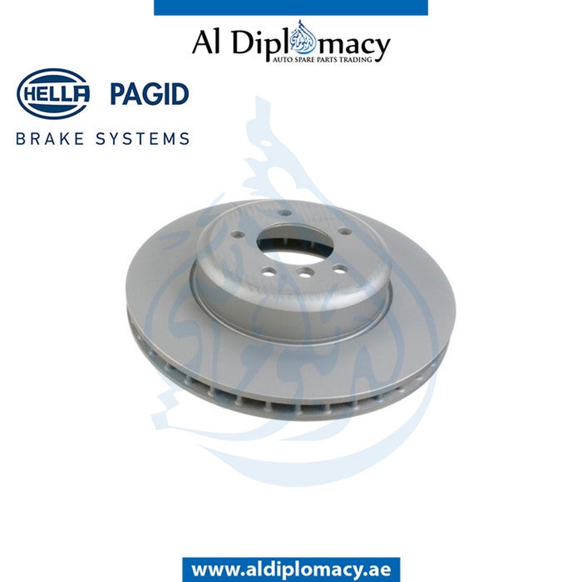 BMW 5 SERIES E60 FRONT BRAKE DISC - 34116763824 HELLA 8DD 355 120-981