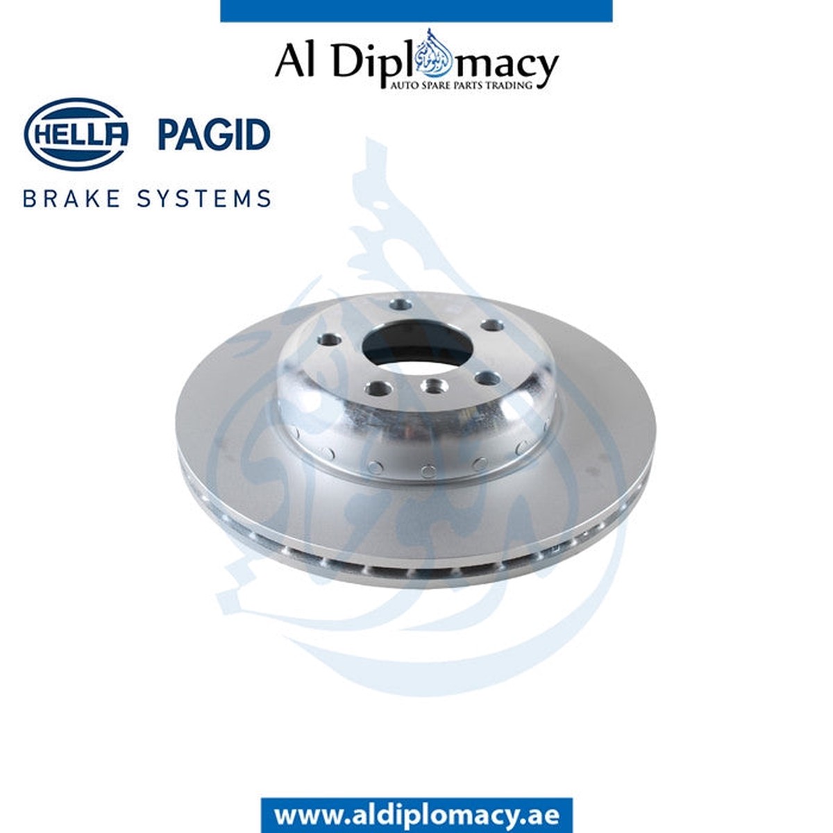 BMW 5 SERIES F07 FRONT BRAKE DISC, RIGHT - 34116785676 HELLA 8DD 355 120-691