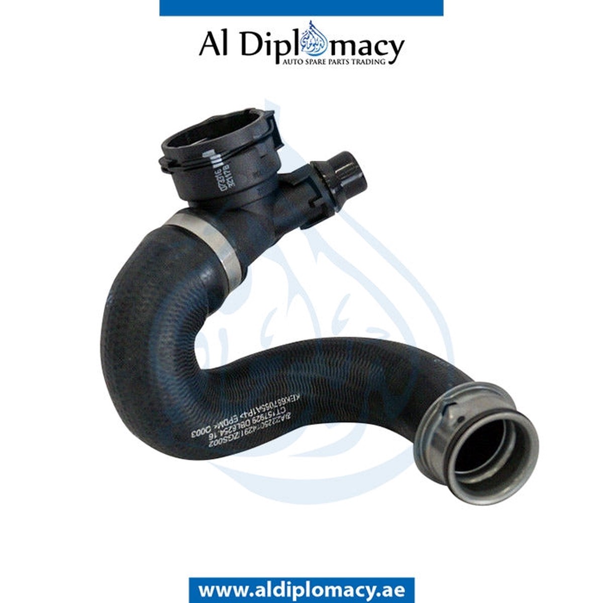ORIGINAL MERCEDES-BENZ S CLASS COUPE C217 RADIATOR COOLANT HOSE, TOP - A2225014291