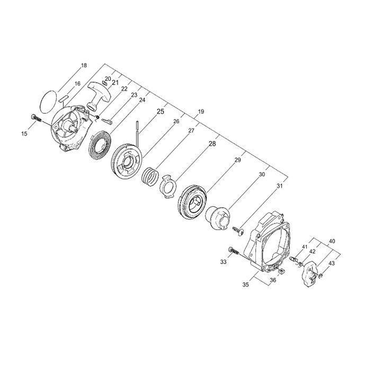Echo Recoil Starter #A051000321_Aac